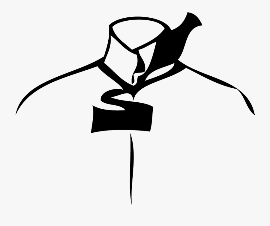 Tie-02 - Silhouette, Transparent Clipart