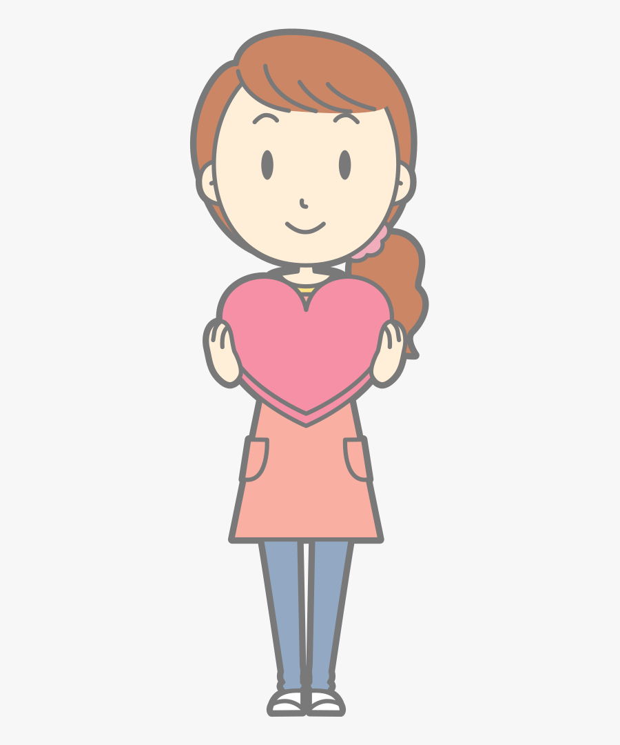 Be My Valentine - Mother And A Baby Drawing, Transparent Clipart