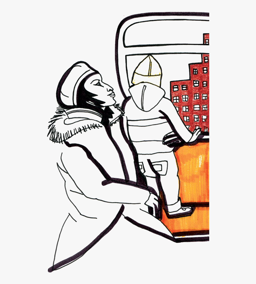 04 Brighton Beach - Illustration, Transparent Clipart