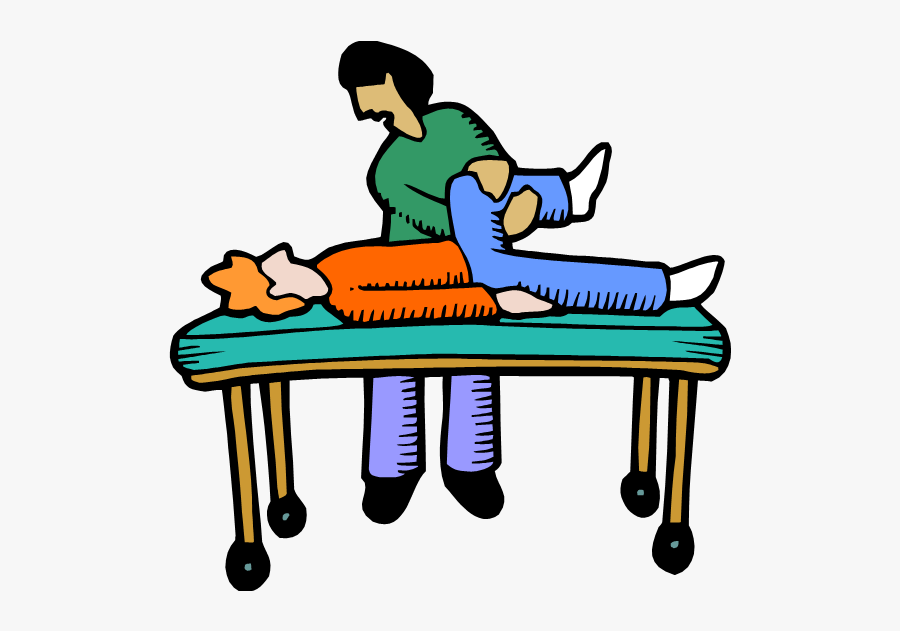 Therapy Clipart Physical Examination - Clip Art Physical Therapist, Transparent Clipart