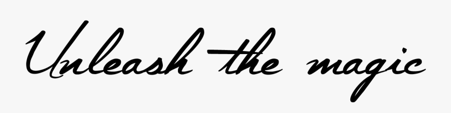 Calligraphy, Transparent Clipart