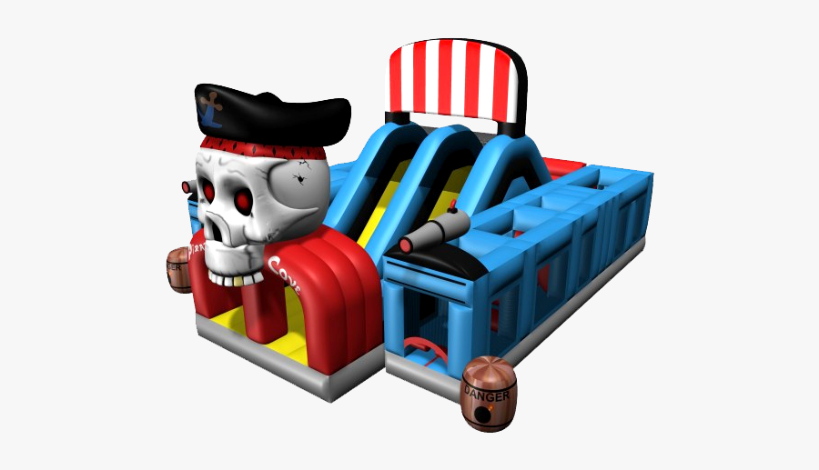 Pirates Cove Obstacle Course Inflatable, Transparent Clipart