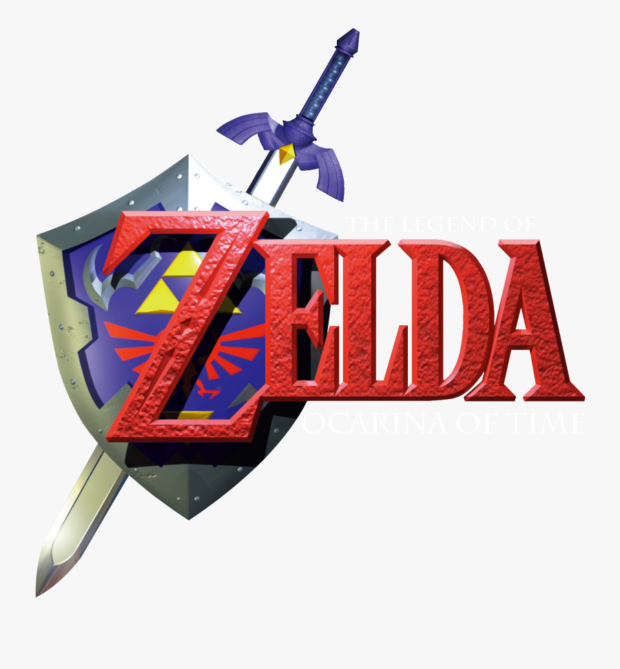 Legend Of Zelda Ocarina Of Time - Legend Of Zelda Ocarina Of Time Title, Transparent Clipart