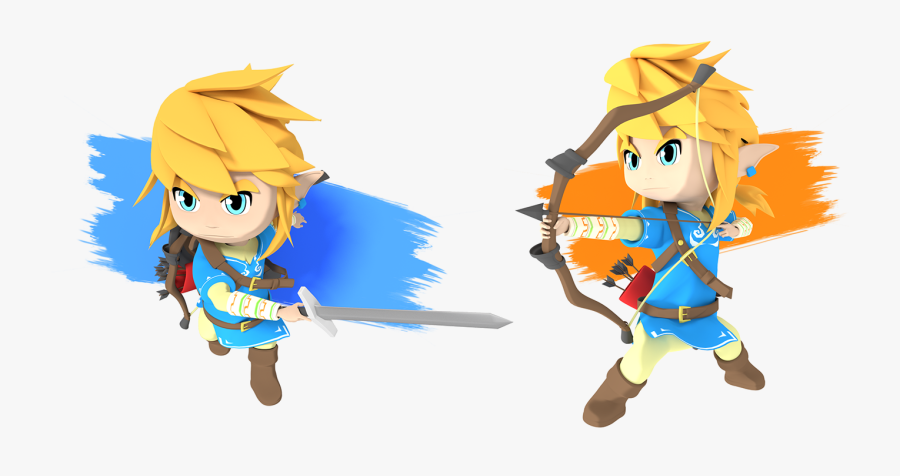 Clip Art Link Wild - Breath Of The Wild Toon Link, Transparent Clipart