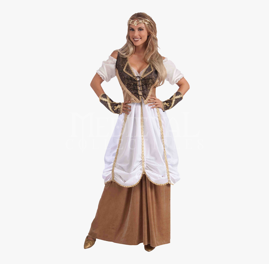 Pirate Wench Png - Medieval Lady Costume, Transparent Clipart