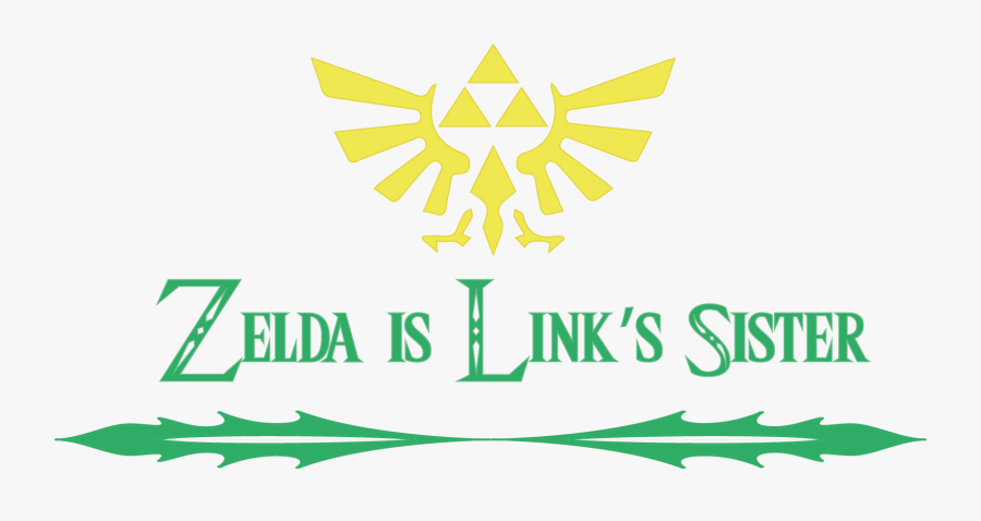 Zelda Is The Sister Of Link - Legend Of Zelda, Transparent Clipart