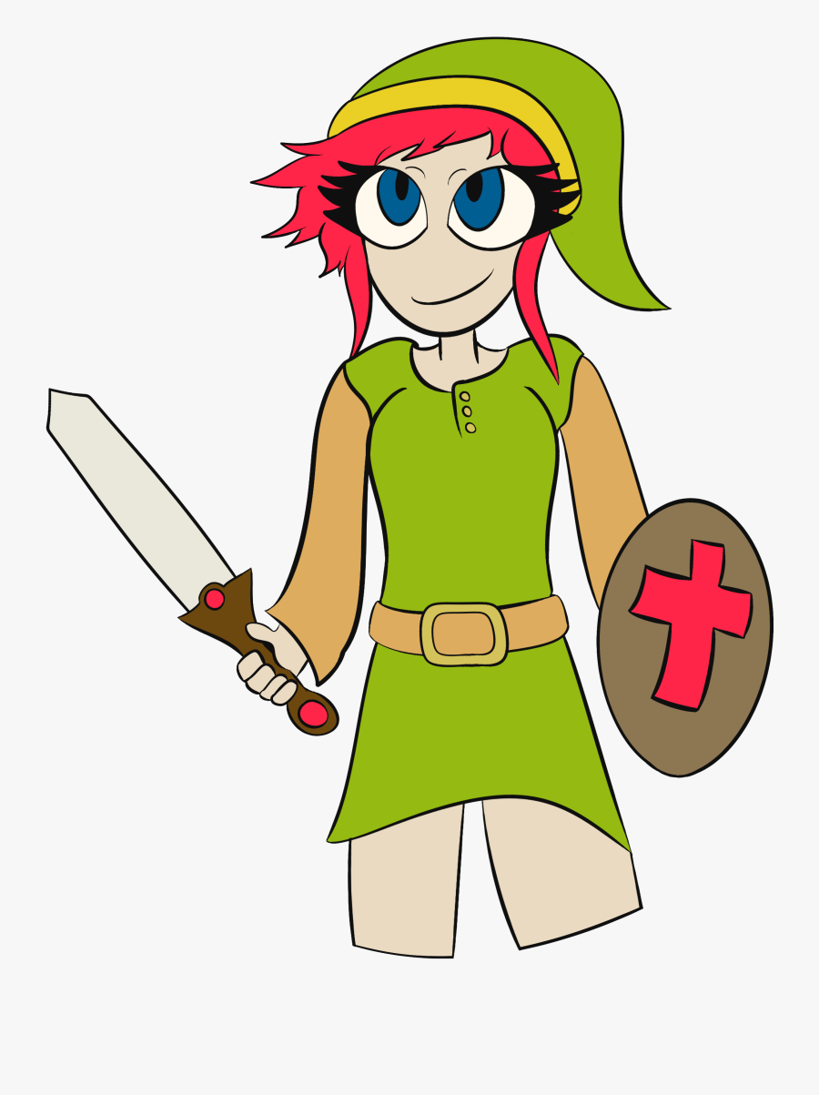 Legend Of Zelda Link Redhead, Transparent Clipart