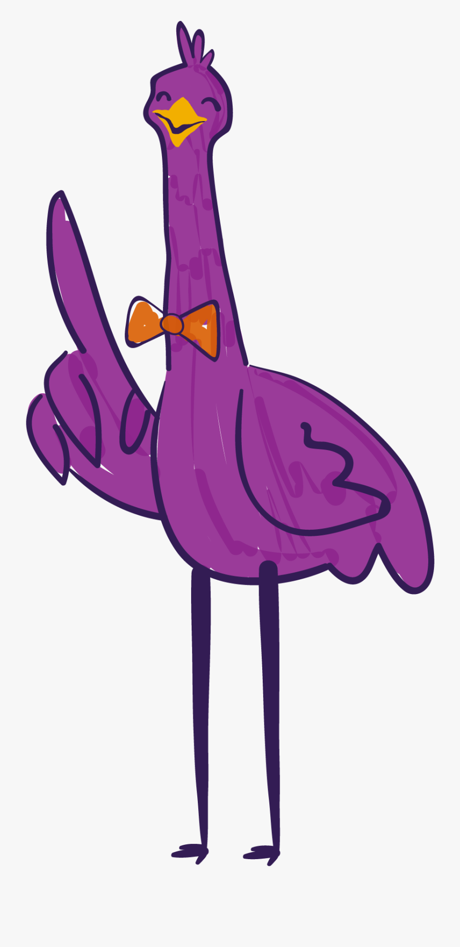 Emu Rollover Graphic - Cartoon, Transparent Clipart