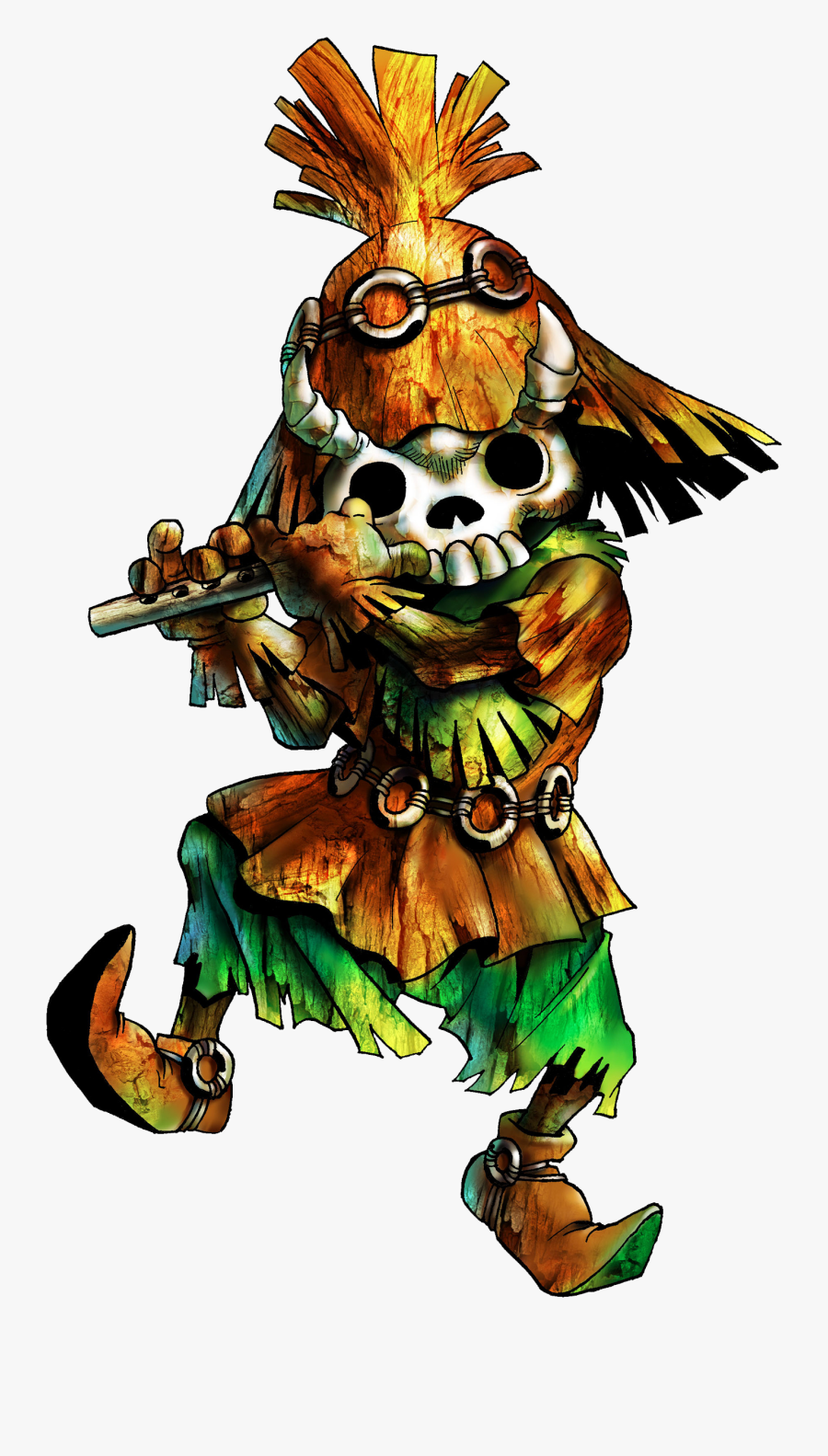 Zelda,games,skull Kid,art,beautiful Pictures - Skull Kid, Transparent Clipart