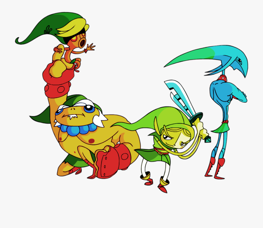 Deku, Goron, Link And Zora From Zelda - Legend Of Zelda Majoras Mask Zora, Transparent Clipart
