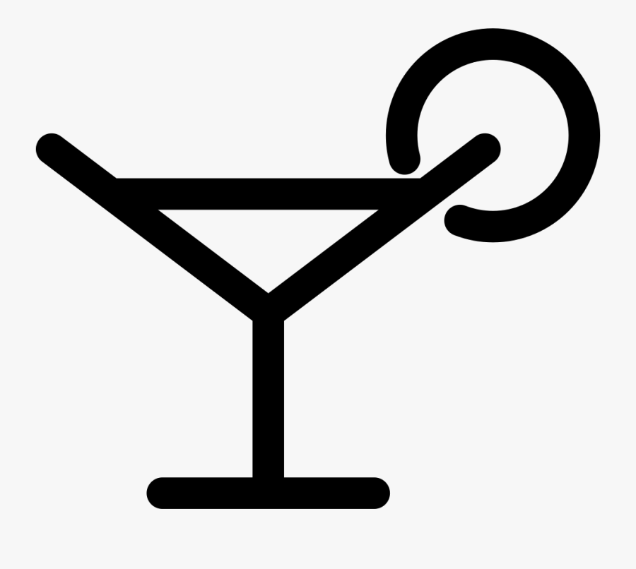 Margarita Glass Drink - Icono De Trago Png, Transparent Clipart
