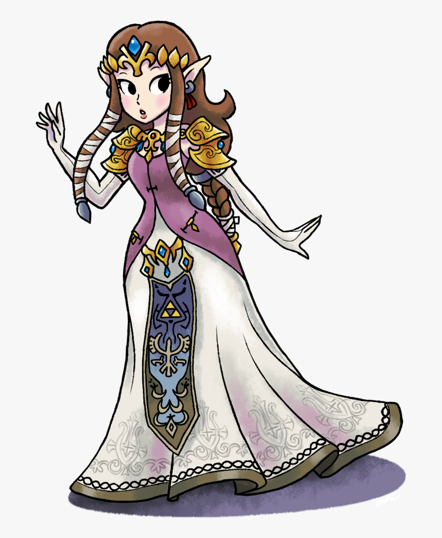 Zelda - Mario Luigi Rpg Style, Transparent Clipart