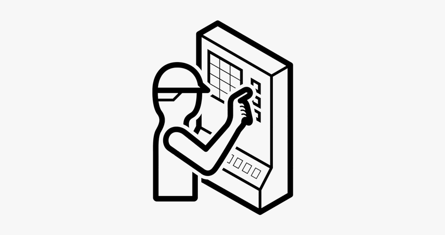 Vector Operator Cnc Machine Icon, Transparent Clipart
