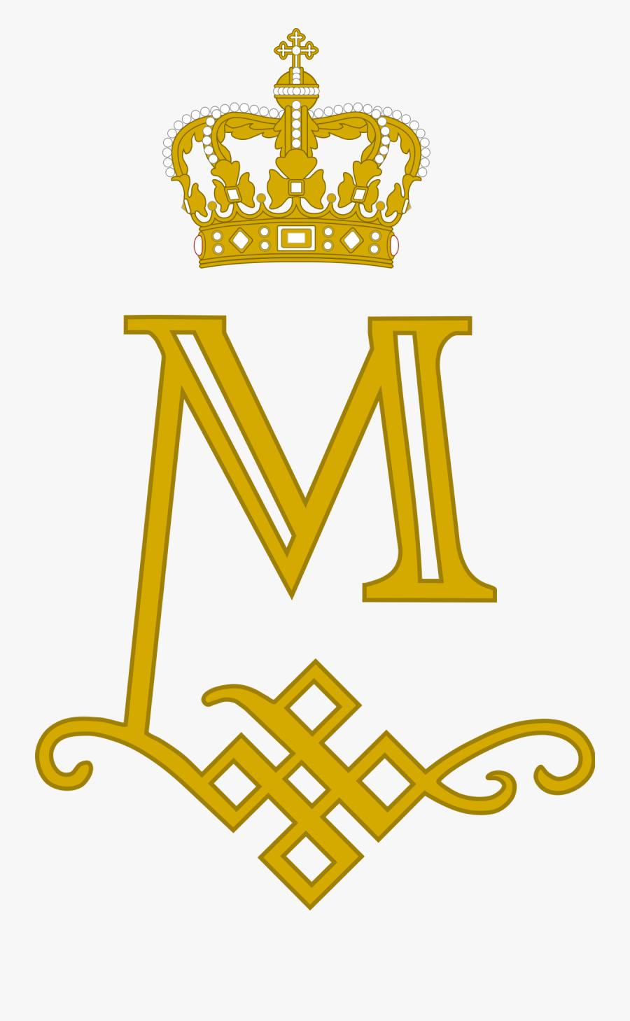 Royal Cypher R Romania, Transparent Clipart