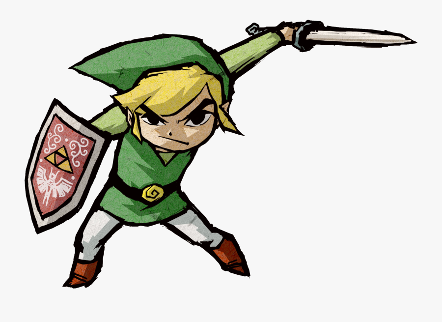 Link Zelda Wind Waker, Transparent Clipart