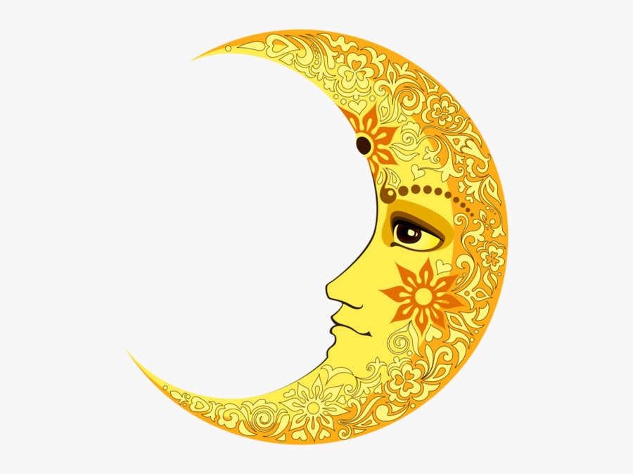 Moon With Face Png , Free Transparent Clipart - ClipartKey