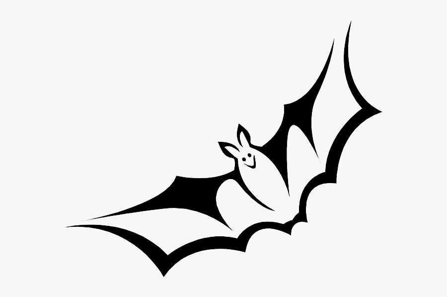 Bat Free Content Clip Art - Black And White Bat, Transparent Clipart