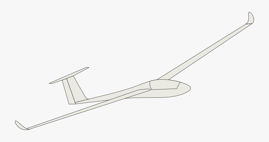 Glider Plane Clip Art, Transparent Clipart
