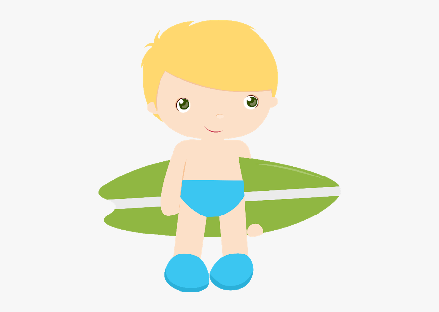 Clip Art Pool Party Menino - Desenho Praia Png, Transparent Clipart