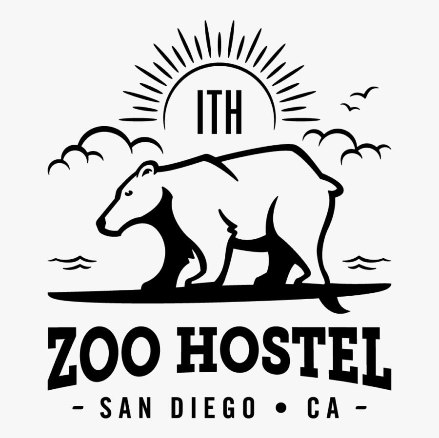 Com San Diego - Ith Zoo Hostel Logo, Transparent Clipart