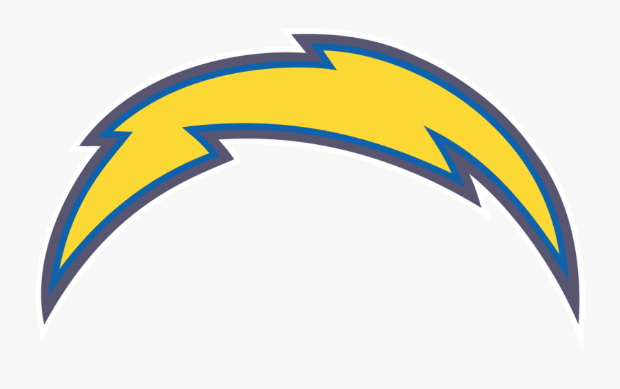 San Diego Chargers Bolt, Transparent Clipart
