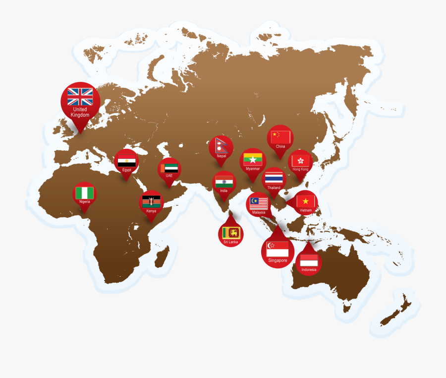 India World Map Vector, Transparent Clipart