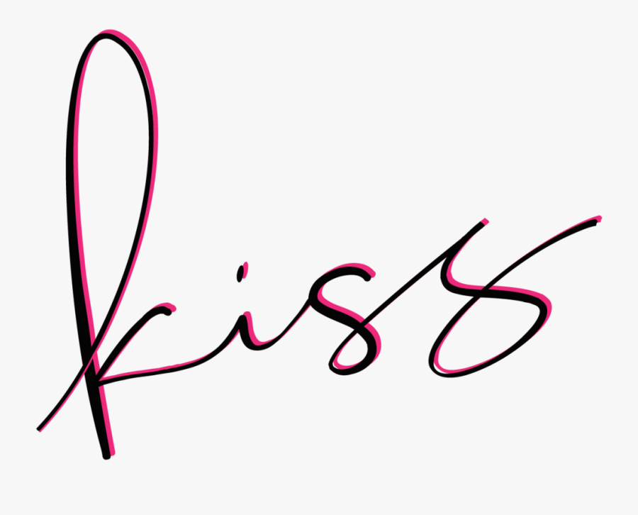 Kiss Macro Aesthetics Clipart , Png Download - Calligraphy, Transparent Clipart