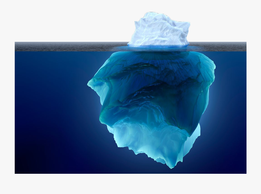 Glacier Clipart Underwater - Glacier Top And Bottom, Transparent Clipart