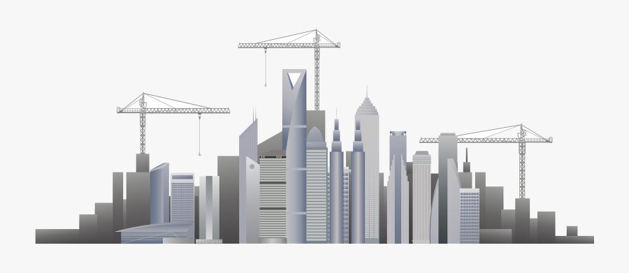 Clip Art Modern Skyscrapers - Skyscraper Drawing Png, Transparent Clipart