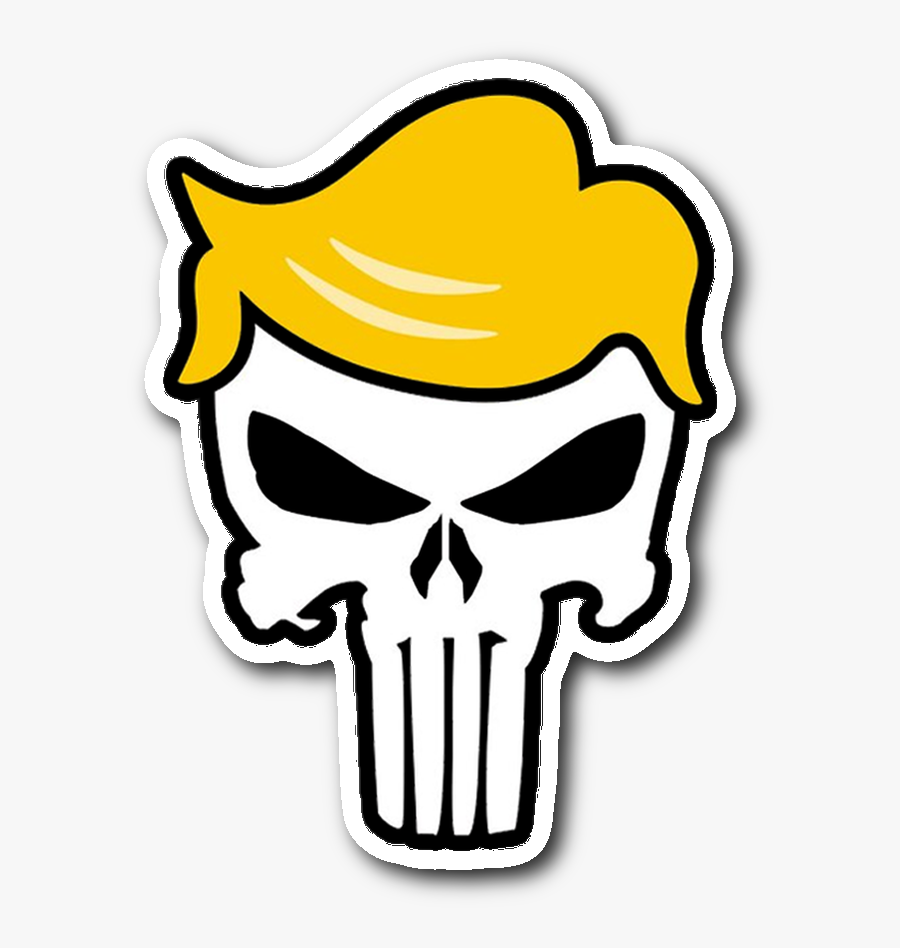 Punisher Skull, Transparent Clipart