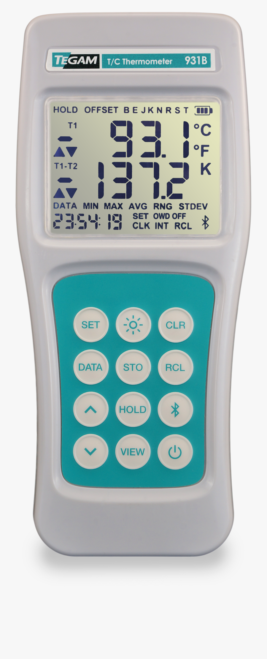 Tegam"s 931b Thermocouple Thermometer Is A Data Logging - Tegam 911b, Transparent Clipart