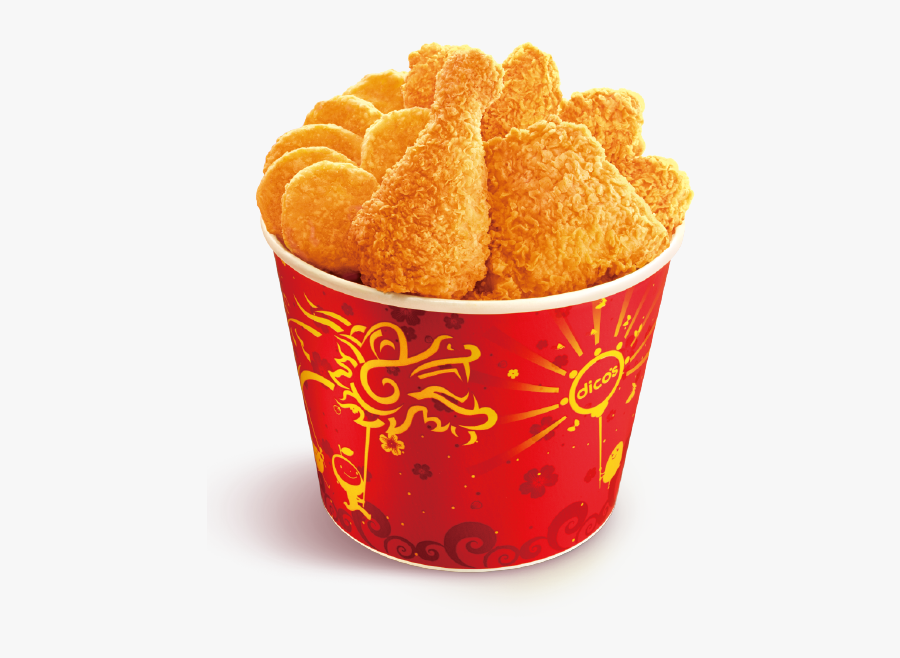 Fried Chicken Bucket Png, Transparent Clipart