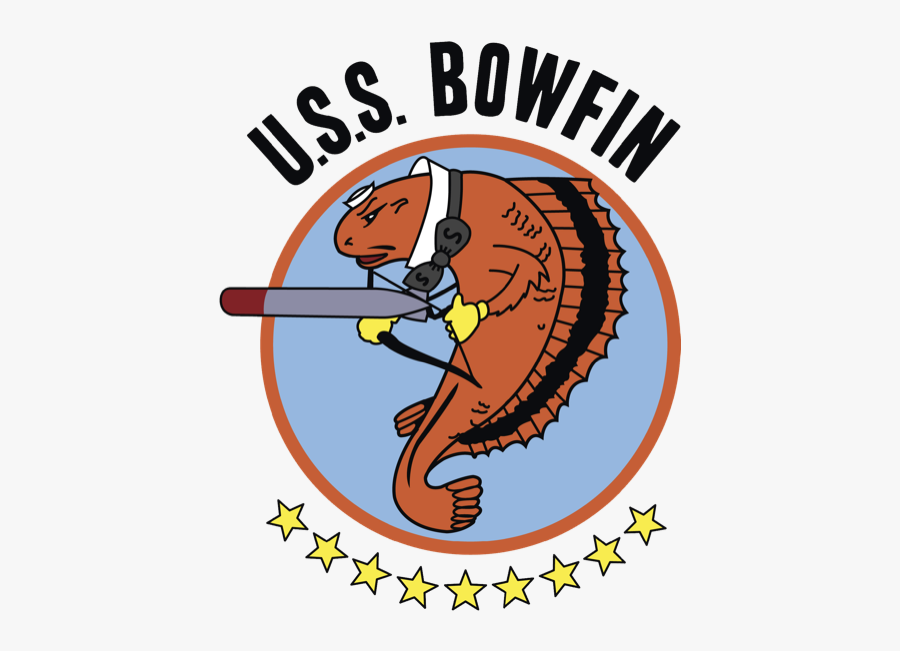 Uss Bowfin Logo, Transparent Clipart