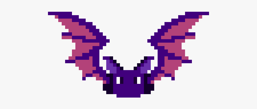Bat 2d Pixel Png, Transparent Clipart