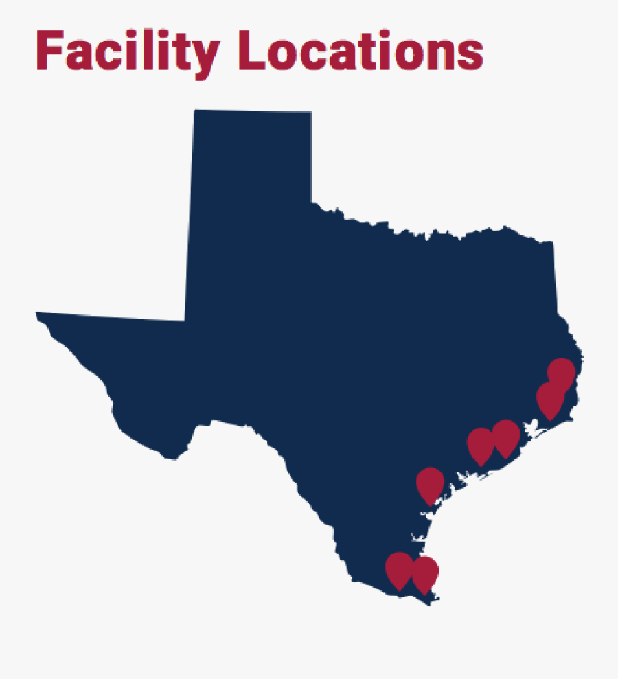 Texas Map Silhouette, Transparent Clipart