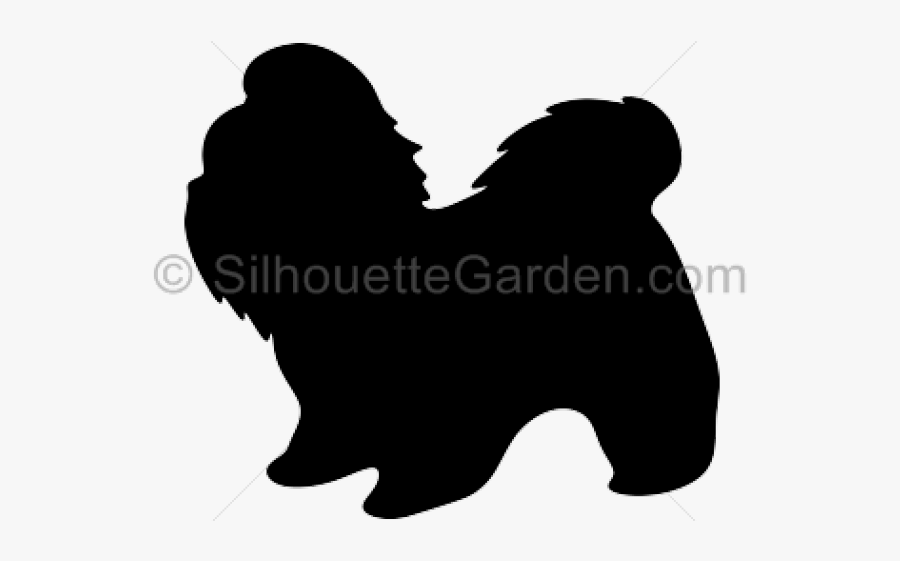Shih Tzu Clipart File - Silhouette Shih Tzu Dog, Transparent Clipart