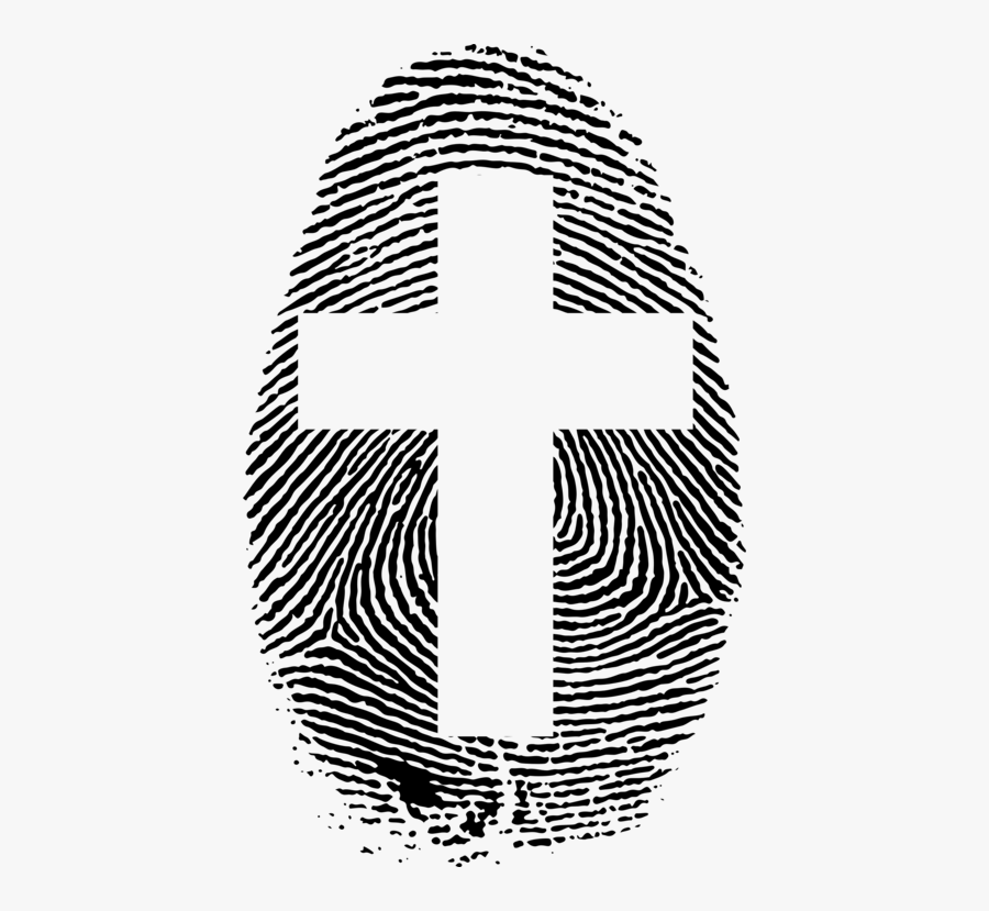 Symmetry,area,monochrome Photography - Finger Print, Transparent Clipart