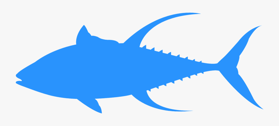 Tuna Silhouette, Transparent Clipart