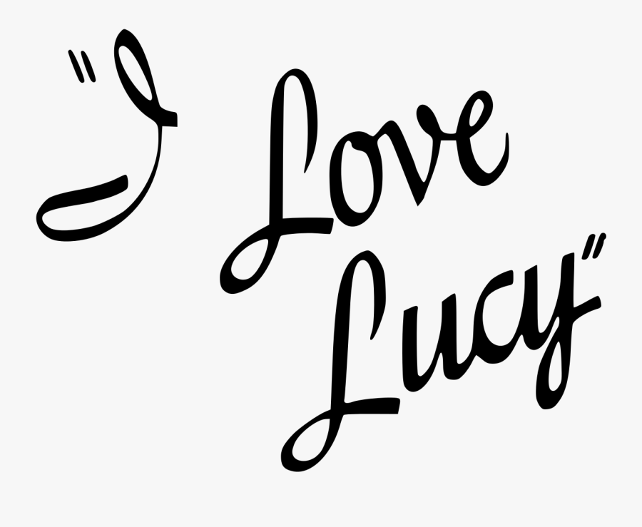 Love Lucy Color Logo, Transparent Clipart