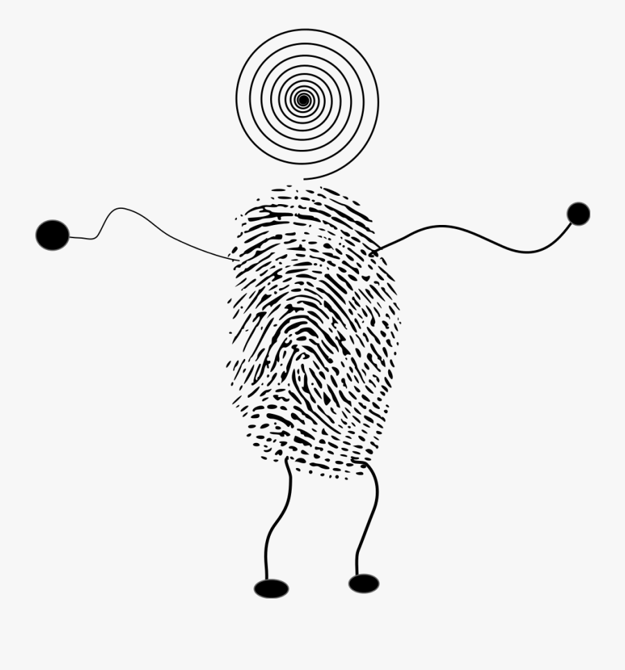 Finger Print, Transparent Clipart