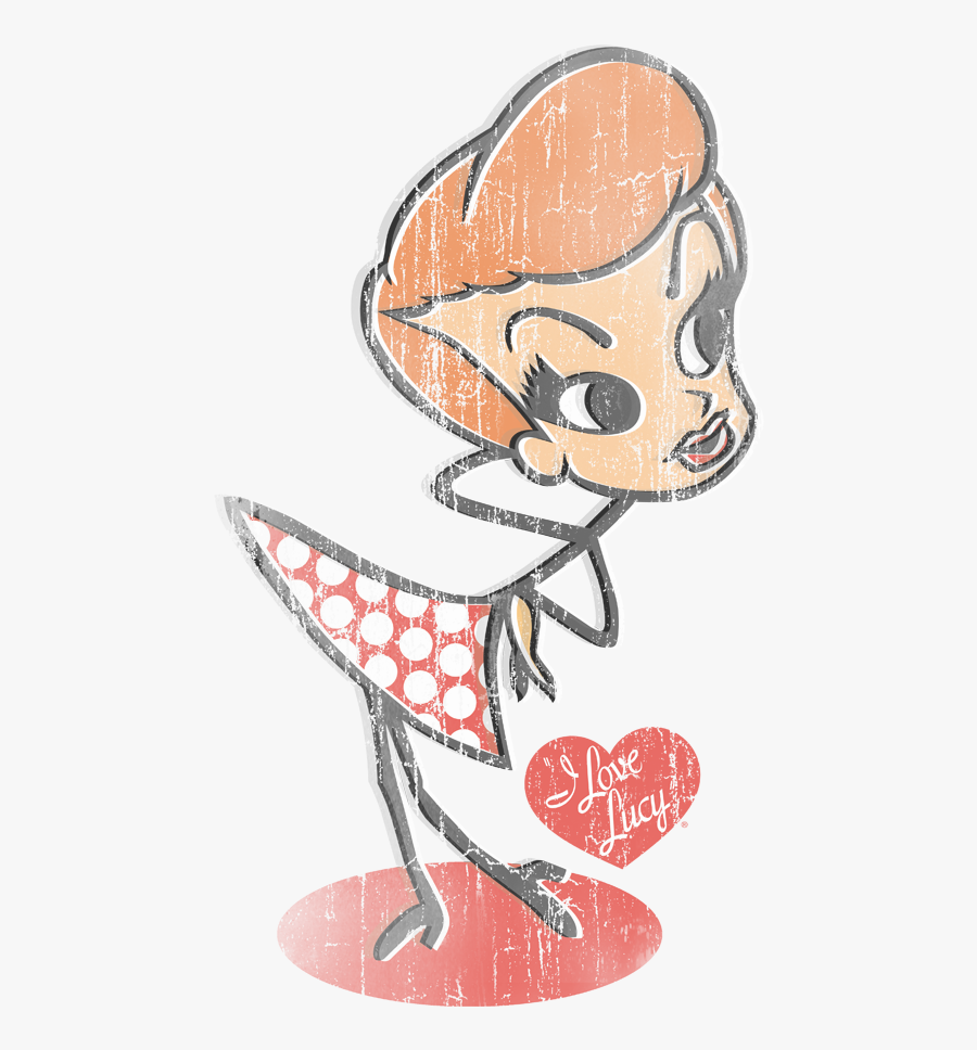 Love Lucy Stick Figure, Transparent Clipart
