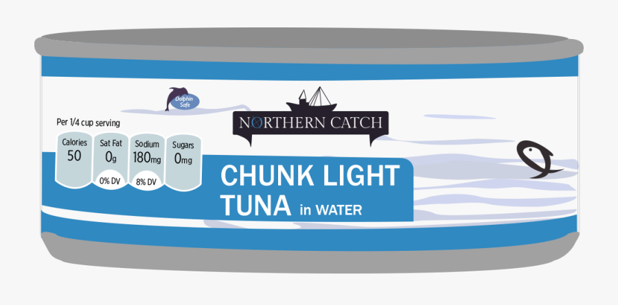 Aldi Northern Catch Tuna Can - Calories In Tuna In Water Aldi, Transparent Clipart