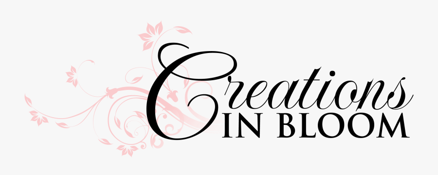 Creations In Bloom - Calligraphy, Transparent Clipart