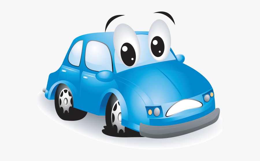 Car With Flat Tire, Transparent Clipart
