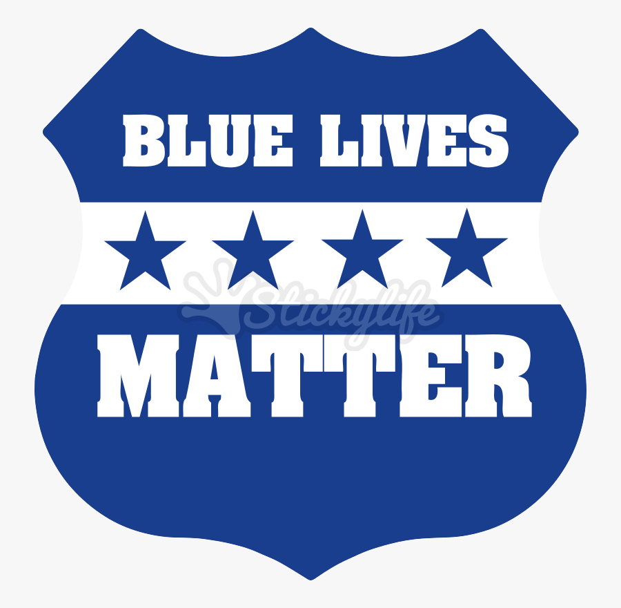 Blue Lives Matter Car Magnet - Blue Lives Matter Logo Transparent, Transparent Clipart