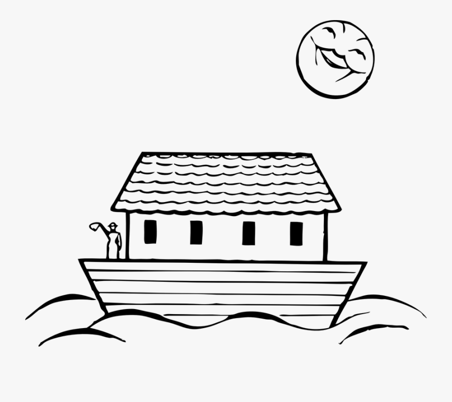 Noah's Ark Drawing Easy, Transparent Clipart
