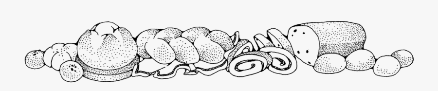 Types Of Bread, Rolls, Twists, Braided, Loaf, Loaves - Baked Goods Clip Art, Transparent Clipart