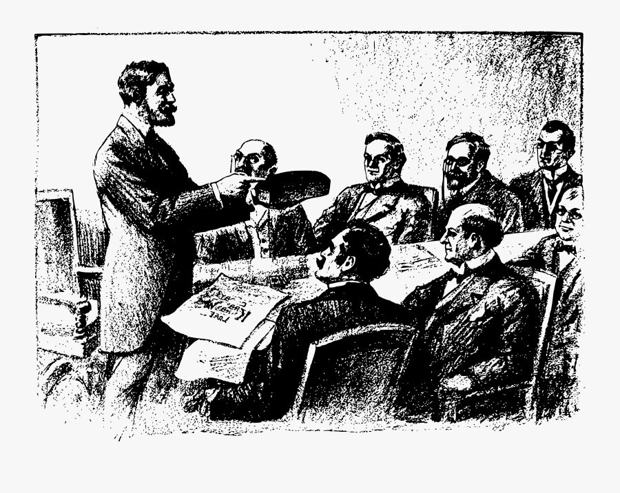 Man With Bread Clip Arts - Monochrome, Transparent Clipart