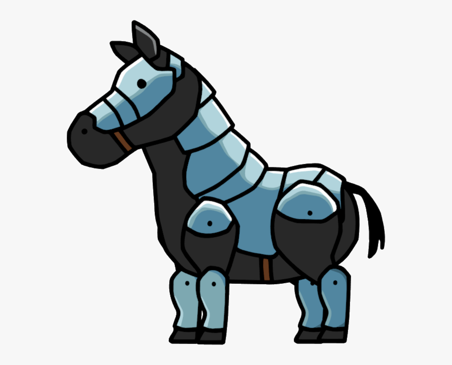 Scribblenauts War Horse Clip Arts - Scribblenauts Horse Png, Transparent Clipart