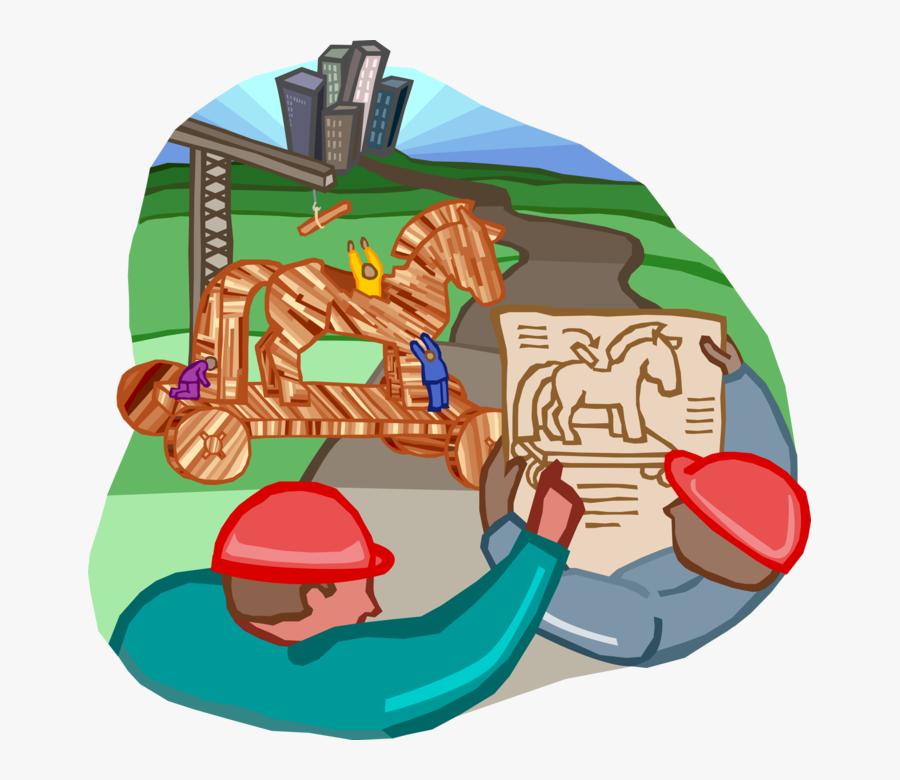 Vector Illustration Of Construction Engineers Plan, Transparent Clipart